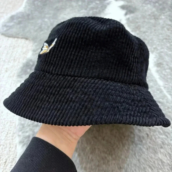 Butterfly Corduroy Bucket Hat - Picture 5 of 13
